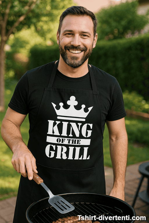 Grembiule divertente King of the Grill