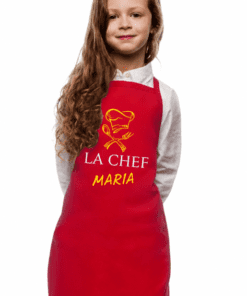 Grembiule per bambini chef con nome a scelta