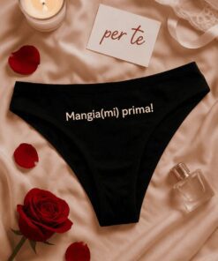 Intimo donna divertente Mangiami prima