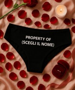 Intimo donna divertente Property of personalizzato