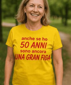 Maglietta divertente 50 anni gran figa