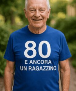 Maglietta divertente 80 e ancora un ragazzino