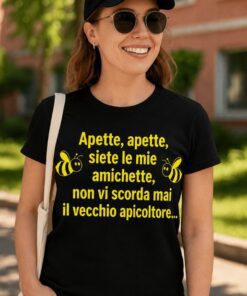 Maglietta divertente apicoltore api amichette