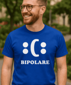 Maglietta divertente Bipolare