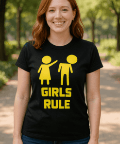 Maglietta divertente Girls rule