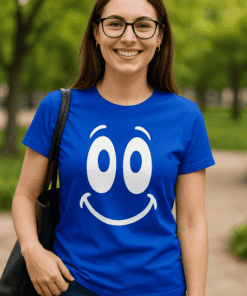 Maglietta divertente happy face