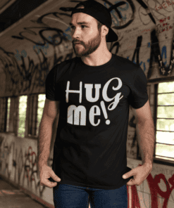 Maglietta divertente HUG me
