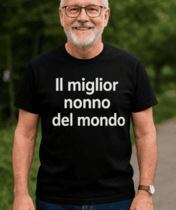 Maglietta divertente il miglior nonno del mondo