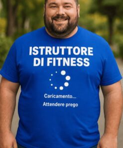 Maglietta divertente istruttore di fitness in caricamento