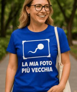 Maglietta divertente la mia foto più vecchia