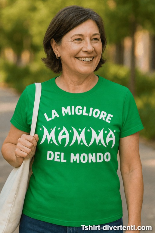 Maglietta divertente la migliore mamma del mondo