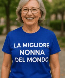 Maglietta divertente la migliore nonna del mondo
