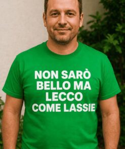 Maglietta divertente lecco come Lassie