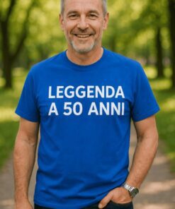 Maglietta divertente Leggenda a 50 anni