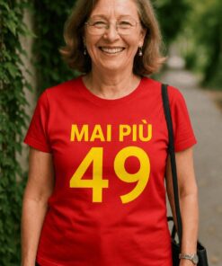 Maglietta divertente mai più 49