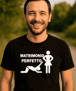 Maglietta divertente matrimonio perfetto