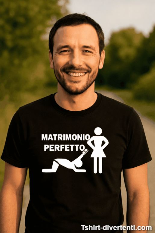 Maglietta divertente matrimonio perfetto
