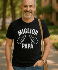 Maglietta divertente miglior papà