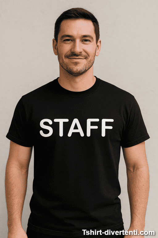 Maglietta divertente STAFF