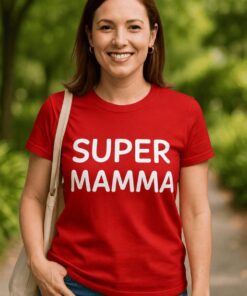 Maglietta divertente super mamma