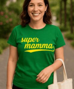 Maglietta divertente super mamma