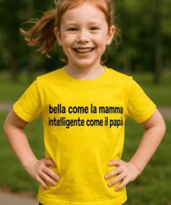Maglietta per bambini bella come la mamma