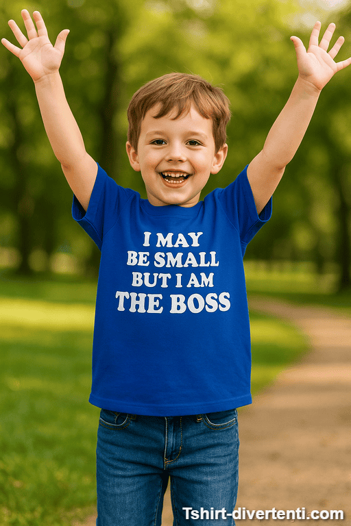 Maglietta per bambini I am the boss