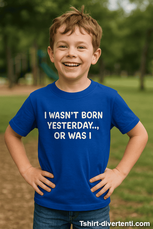 Maglietta per bambini I wasn't born yesterday
