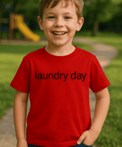Maglietta per bambini laundry day