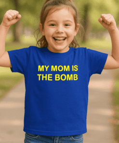 Maglietta per bambini My mom is the bomb