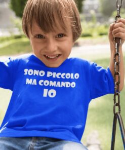 Maglietta per bambini sono piccolo ma comando io