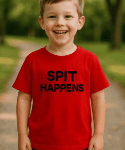 Maglietta per bambini Spit happens