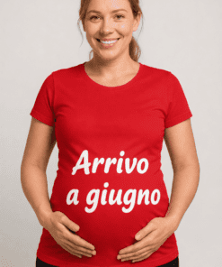 Maglietta premaman arrivo a giugno