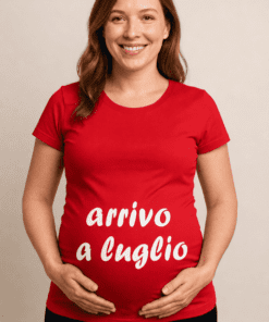 Maglietta premaman arrivo a luglio