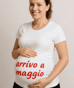 Maglietta premaman arrivo a maggio