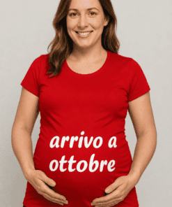 Maglietta premaman arrivo a ottobre