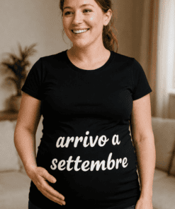 Maglietta premaman arrivo a settembre