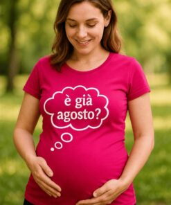 Maglietta premaman è già con mese a scelta