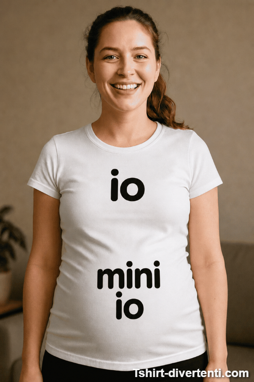 Maglietta premaman io mini io