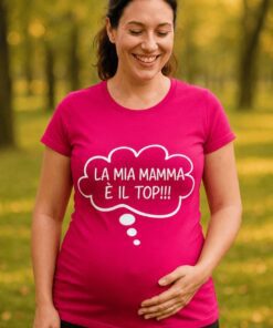 Maglietta premaman la mia mamma è il top