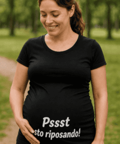 Maglietta premaman pssst sto riposando