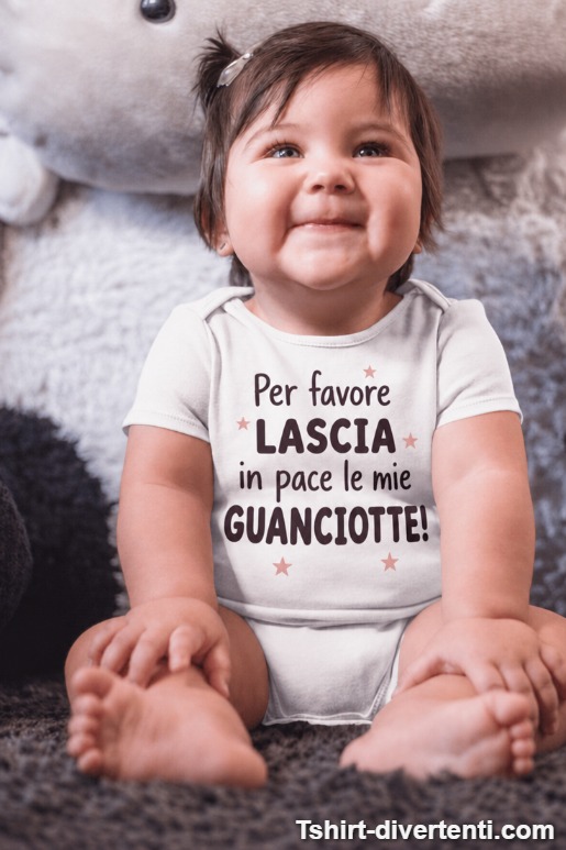Body divertente lascia in pace le mie guanciotte