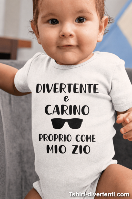 Body per neonati divertente come mio zio