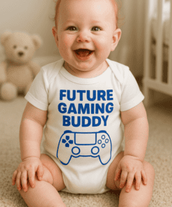 Body per neonati divertente future gaming buddy
