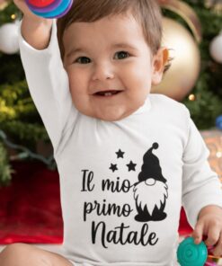 Body per neonati divertente il mio primo Natale