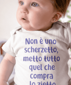 Body per neonati divertente lo zietto compra tutto