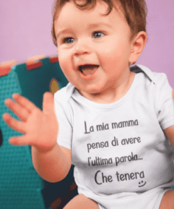 Body per neonati divertente mamma ultima parola