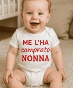 Body per neonati divertente me l'ha comprato nonna