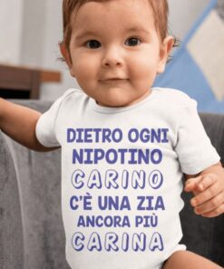 Body per neonati divertente nipote e zia