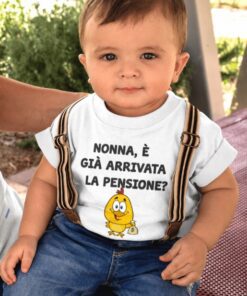 Body per neonati divertente nonna in pensione